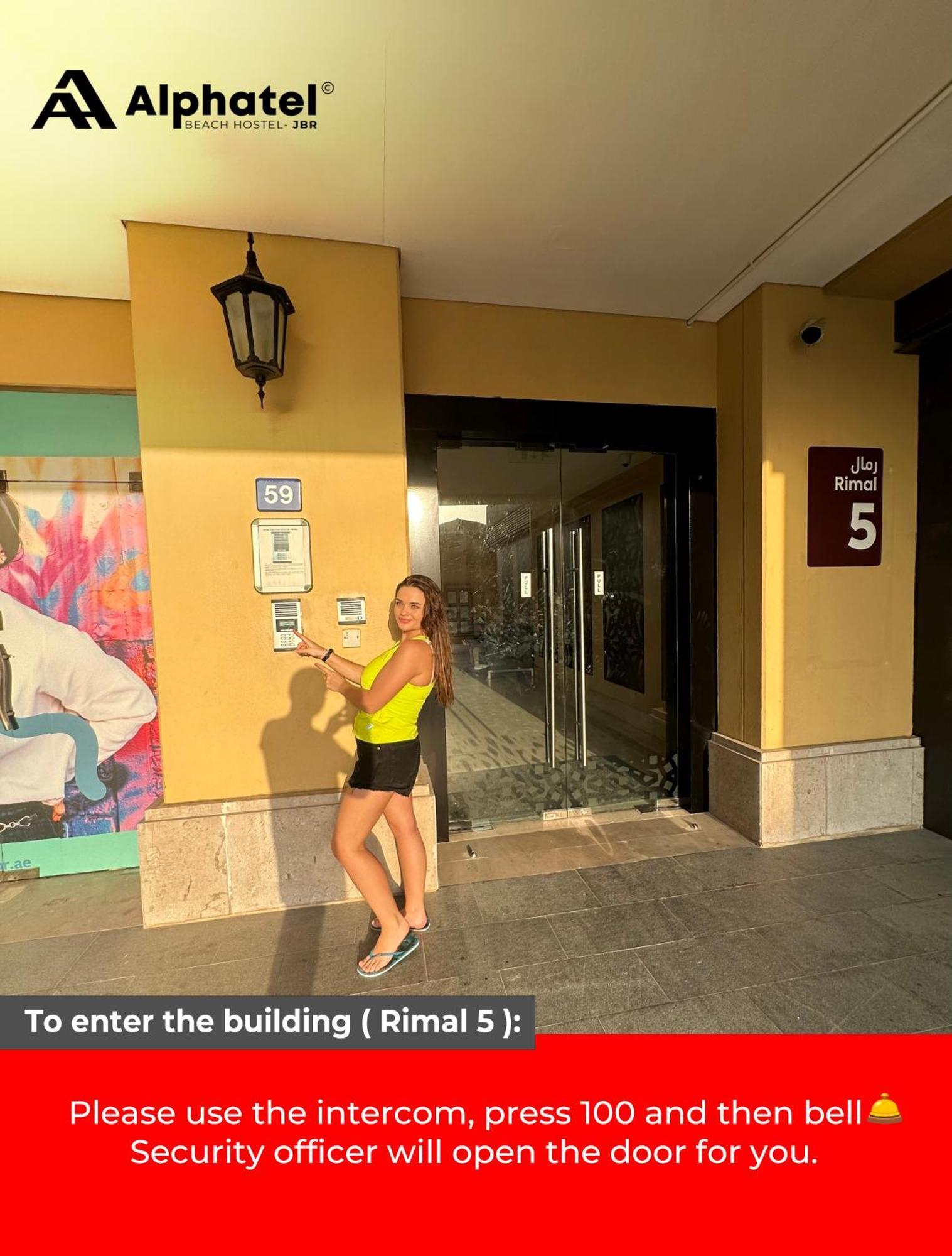 Alphatel Beach Hostel Jbr Dubai Ngoại thất bức ảnh